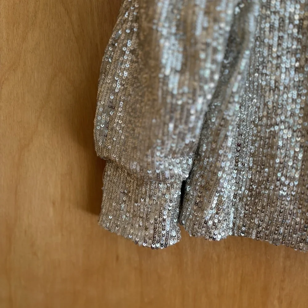 Alexia By Alexia Admor‎ Blake Sequin Top Small Silver